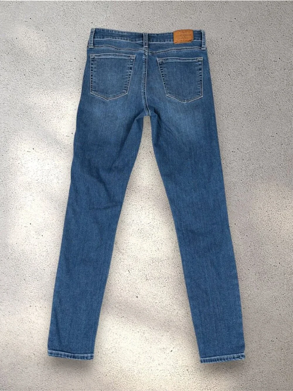 Lucky Brand Ava Skinny Jeans Women's 6/28 Medium Wash Skinny Stretch Preppy Chic